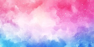 梦幻水彩星空背景图