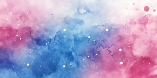 梦幻水彩星空背景图