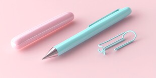 清新文具组合展示