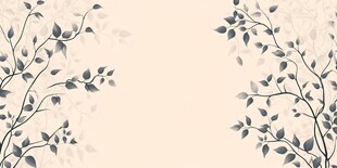 简约枝叶背景图