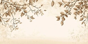复古树叶装饰背景图