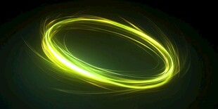 发光绿光环 动感光影效果