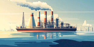 海上工业船与排放场景