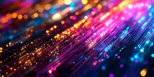 绚丽多彩光纤梦幻光影世界