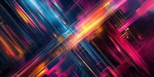 炫彩动感光线抽象背景图