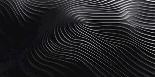 黑色波纹抽象艺术背景