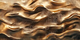 金色波浪纹理背景图案