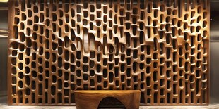 创意木质镂空艺术装饰墙