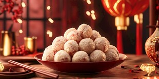 团圆佳节的美味糯米团子