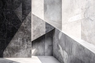 极简水泥几何空间美学