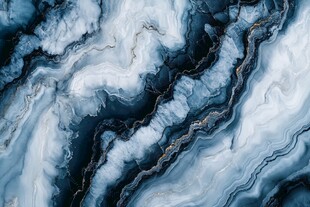蓝白大理石纹理抽象图案