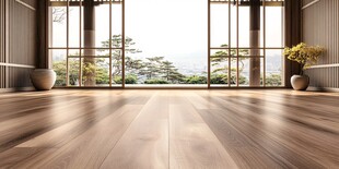 日式简约风宽敞明亮室内空间