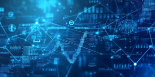 科技感数据图表背景画面