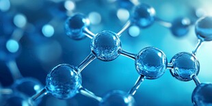 微观世界的分子结构影像