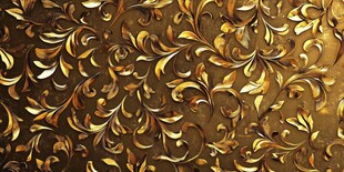 金色花纹装饰图案背景