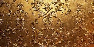 金色奢华花纹装饰图案