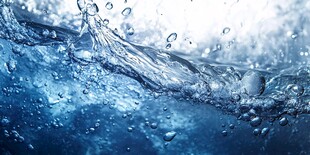 灵动水花 清新蓝色水世界
