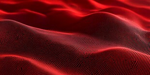 红色动感波纹抽象背景图