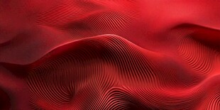 红色动感波纹抽象背景图