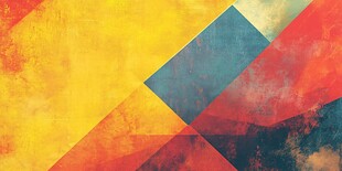 多彩几何抽象艺术背景图