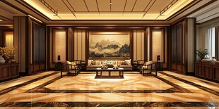 中式豪华客厅室内装饰图