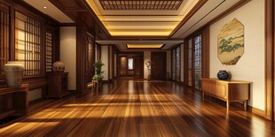 中式典雅走廊尽显古韵