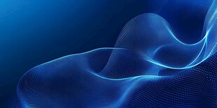 蓝色动感科技线条背景图