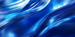 蓝色动感炫光流体背景图