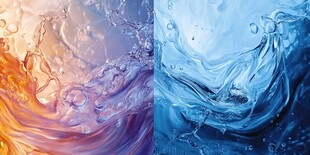 绚丽多彩的动态水纹画面