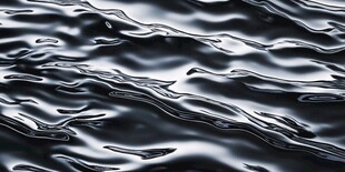 黑色流动质感波纹背景