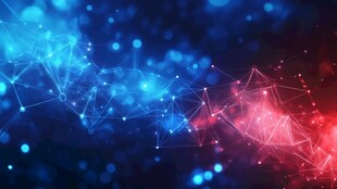 绚丽科技感线条光影背景图