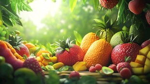 缤纷鲜果的自然盛宴