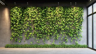 室内垂直绿植墙景观