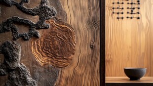 中式禅意木作与茶具景致