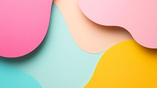 多彩渐变纸艺背景纹理