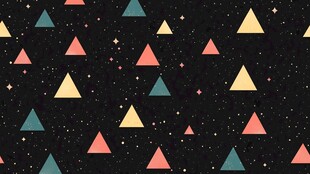 多彩三角星空图案背景