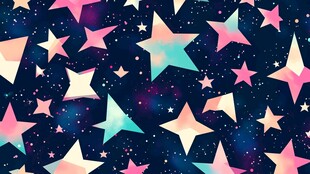 梦幻星空星星图案背景