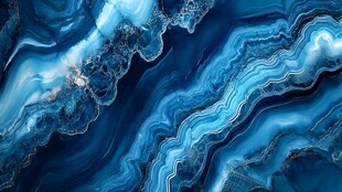 蓝色梦幻大理石纹理图案