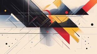 抽象几何艺术图形设计