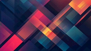 炫彩几何抽象背景图案