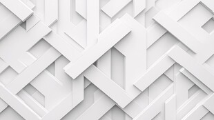 立体白色几何图案背景