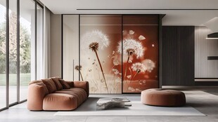 现代风客厅的艺术墙饰