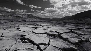 干裂大地 干旱荒芜之景象