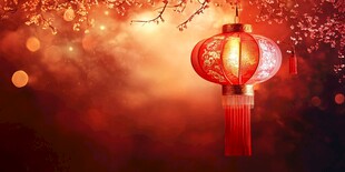 喜庆红灯笼 点亮节日氛围