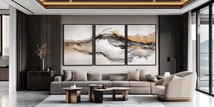 现代简约风豪华客厅空间