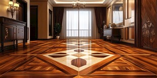奢华客厅木地板精美空间