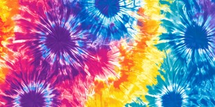 多彩扎染图案纹理