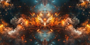 梦幻星云爆炸奇幻景象