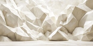 立体几何风格白色岩石背景