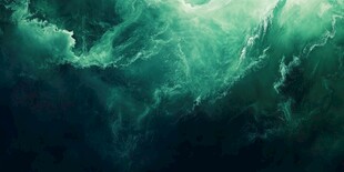 梦幻绿色海洋纹理背景